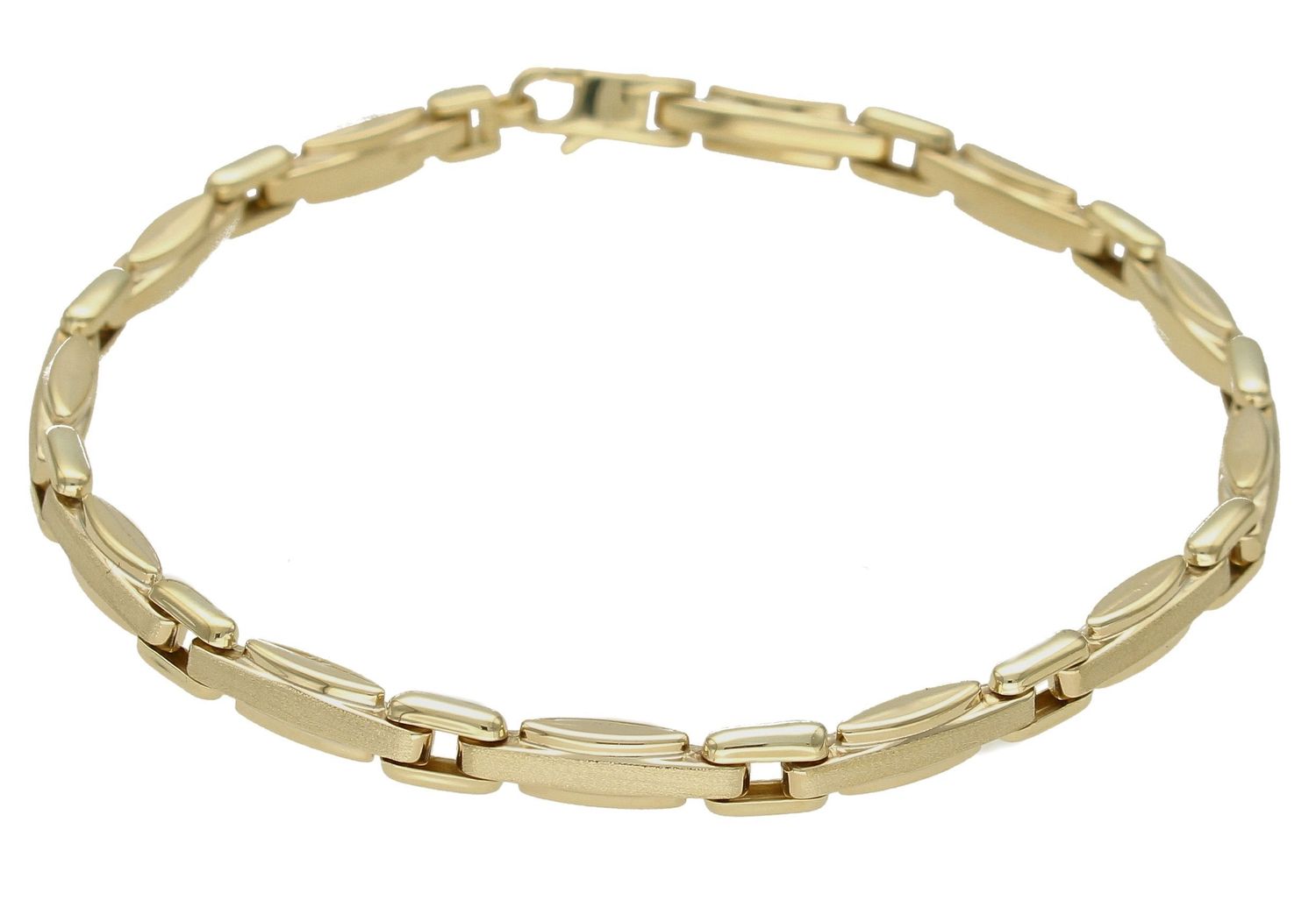 Bransoletka złota 333 o nowoczesnym wzorze BR 6814 333. Bransoletka damska złota. Złota bransoletka idealna na prezent. Bransoletka damska złota. Damska bransoletka z łączonych ogniw. Złota bransoletka na każdą okazję.  (1).jpg